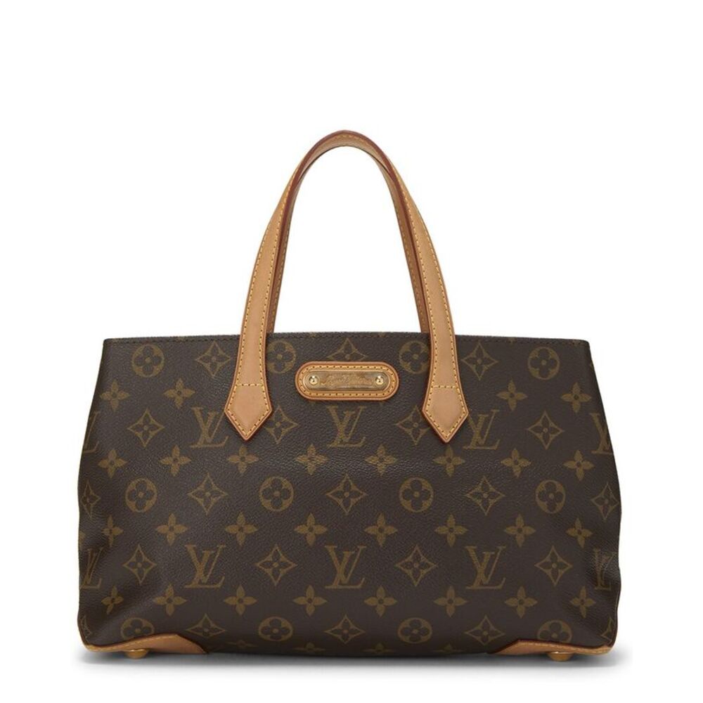 Louis Vuitton Brown Monogram Coated Canvas Wilshire Pm (Authentic Pre-Loved)